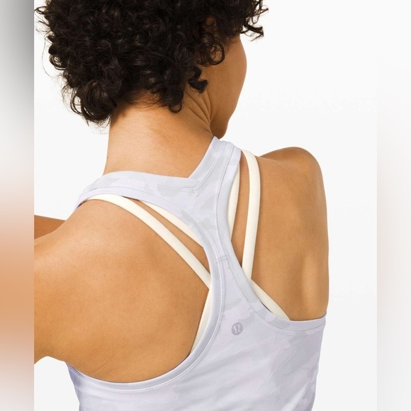 Lululemon Cool Racerback in Incognito Camo Jacquard Alpine White Starlight - Picture 5 of 9